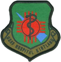 USAF Hospital, Kirtland
Silkscreened patch.
Keywords: subdued