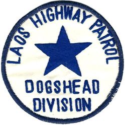 Laotian Highway Patrol Dogshead Division
The Dogshead was an interdiction point at a prominent river ford in Laos on the Ho Chi Min Trail. Thai made.
