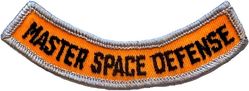 Aerospace Defense Command Master Space Defense Tab
Worn under the ADC patch.
