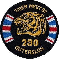Tiger Meet 1982
North Atlantic Treaty Organization meet. USAF's 53 and 79 TFS participated. Woven, UK made.
