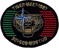 Tiger Meet 1987
North Atlantic Treaty Organization meet. USAF's 53 and 79 TFS participated. Portuguese made.

