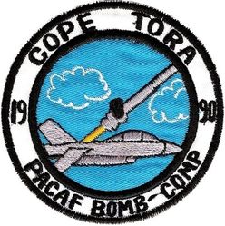 Pacific Air Forces Competition Cope Tora 1990
Korean made.
