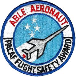 Pacific Air Forces Able Aeronaut Flight Safety Award
US made.
