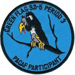 Pacific Air Forces Exercise GREEN FLAG 1992-5
Korean made.
