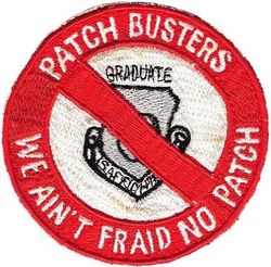 USAF Fighter Weapons School Patch Busters
Worn by those that didn't go to the elite Fighter Weapons School and get to wear the FWS patch. Philippine made.
