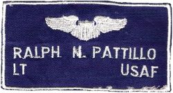 Pilot Name Tag
German made, circa late 1950s.

