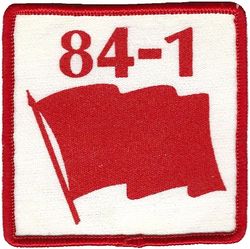 RED FLAG 1984-1
Printed patch.
