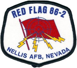 RED FLAG 1986-2
Printed patch.
