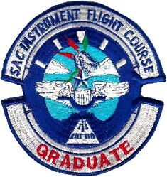 Strategic Air Command Strategic Instrument Flight Course Graduate
The Strategic Air Command (SAC) Instrument Flight Course was a program that trained pilots in instrument flying. The course emphasized low visibility flight operations and ICAO operations. 
