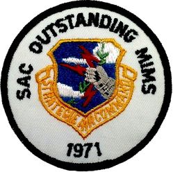 Strategic Air Command Outstanding Missile Maintenance Squadron 1971
