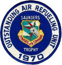 Strategic Air Command Saunders Trophy 1970
Annual award for best refueling unit in SAC. Won by the 11th Air Refueling Sq. in 1970.
