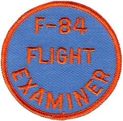 Tactical Air Command F-84 Thunderstreak Flight Examiner
