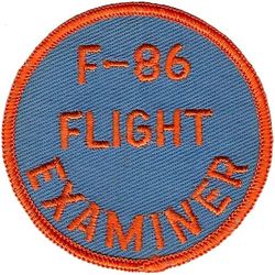 Tactical Air Command F-86 Sabre Flight Examiner
