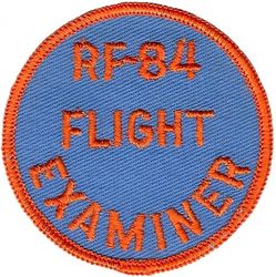 Tactical Air Command RF-84 Thunderflash Flight Examiner

