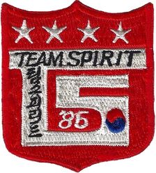 TEAM SPIRIT 1986
As used by Red Force (Aggressor) crews. Korean made. 
