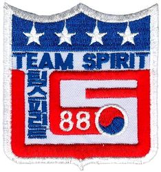 TEAM SPIRIT 1988
Korean made.
