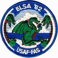 United States Air Force Project ELSA 1982
Five prior A-37 tactical pilots from the 434th TFW were sent by HQ USAF to Panama from March-May 1982 to teach pilots from the Salvadoran AF how to use their 6 new A-37 Dragonflies as fighter-bombers. Patch designed by one of the USAF pilots.
