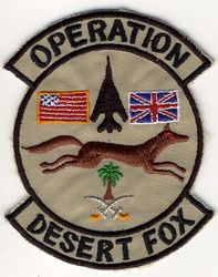 Operation DESERT FOX 1998 Morale
Saudi made.
Keywords: Desert