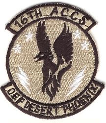 16th Airborne Command and Control Squadron Operation ENDURING FREEDOM
Keywords: desert