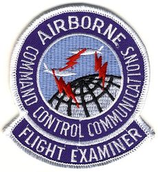 1850th Airborne Communications Squadron Flight Examiner
This was the evaluator (i.e., "Flight Examiner" in the commo world) version of the basic Airborne C3 patch.
