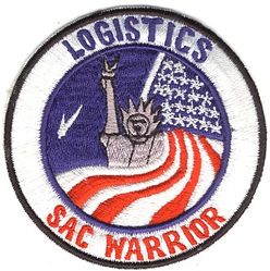 2d Airborne Command and Control Squadron Logistics Planners
2 ACCS/DOCL Functional, custom-made patch worn by the "Loggies" on the Looking Glass battlestaff team. (These eventually migrated to Ellsworth where they found homes on the flight suits of the Loggies in 4 ACCS/DOCL). 
