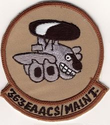 363d Expeditionary Airborne Air Control Squadron Maintenance
Keywords: desert