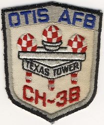 551st Operations Squadron CH-3B
Unofficial Sikorsky CH-3B "Sea King" helicopter support patch for Texas Tower radar platforms, circa 1962-1963. (Significance of white background color, if any, is unknown.) 
