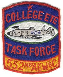 552d Airborne Early Warning and Control Wing Detachment 1 COLLEGE EYE Task Force

