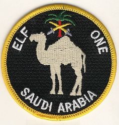 552d Airborne Warning and Control Wing Detachment 1 
ELF= European Liaison Force. Deployed crews/aircraft from the 552 AWAC Wg provided round-the-clock airborne radar coverage, and enhanced Saudi air defences during the Iran/Iraq war, 1980-1989.
