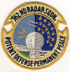762d Radar Squadron
