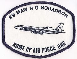 89th Military Airlift Wing Headquarters Squadron
Hat patch.
