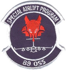 89th Operations Support Squadron Special Airlift Program
