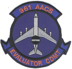 961st Airborne Air Control Squadron E-3 Evaluator Computer Display Maintenance Technician
