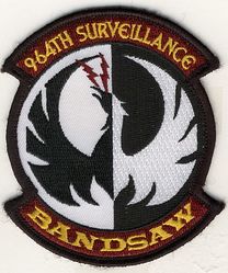 964th Airborne Warning and Control Squadron Surveillance
Bandsaw in 964th callsign. 
