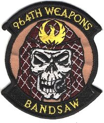 964th Airborne Warning and Control Squadron Weapons
Bandsaw in 964th callsign.
Keywords: desert