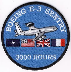 Boeing E-3 Sentry 3000 Hours
