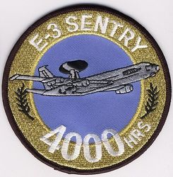 Boeing E-3 Sentry 4000 Hours

