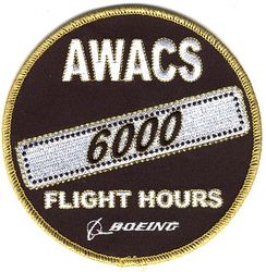 Boeing E-3 Sentry 6000 Hours
