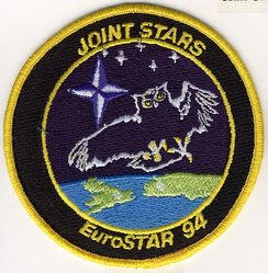E-8 Joint STARS Joint Test Force EuroSTAR 1994 
Demonstration visit to Europe.
