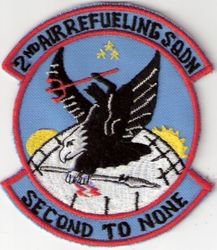 2d Air Refueling Squadron, Heavy 
Consolidated (19 Sep 1985) with 2 Air Refueling Squadron, Medium, which was constituted on 27 Oct 1948. Activated on 1 Jan 1949. Discontinued, and inactivated, on 1 Apr 1963. Redesignated as 2 Air Refueling Squadron, Heavy, on 19 Sep 1985. Activated on 3 Jan 1989. Redesignated as 2 Air Refueling Squadron on 1 Sep 1991.
